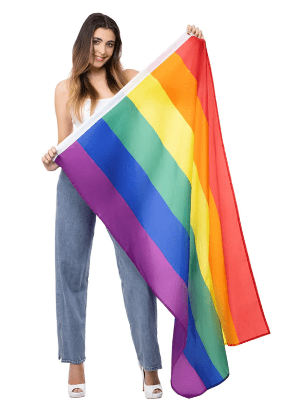 Smiffy Pride Rainbow Flag