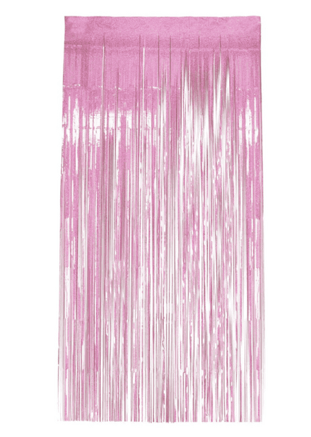 Smiffy Shimmer Pink Door Curtain