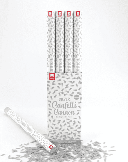 Smiffy Silver Party Cannon 80cm