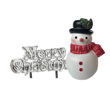 Snowman Christmas Cake Topper