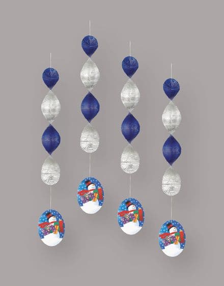 Snowman Gifts Christmas Hanging Party Decoration