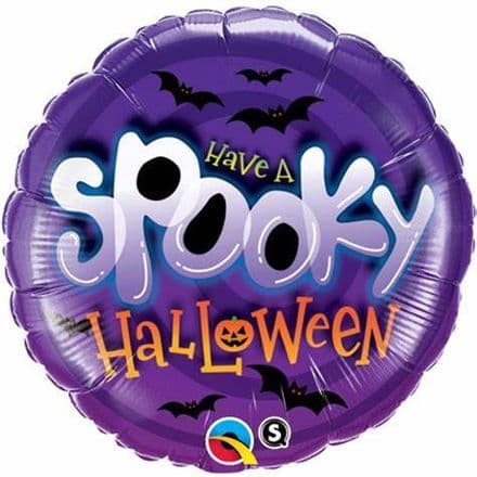 Spooky Halloween Foil Helium Balloon
