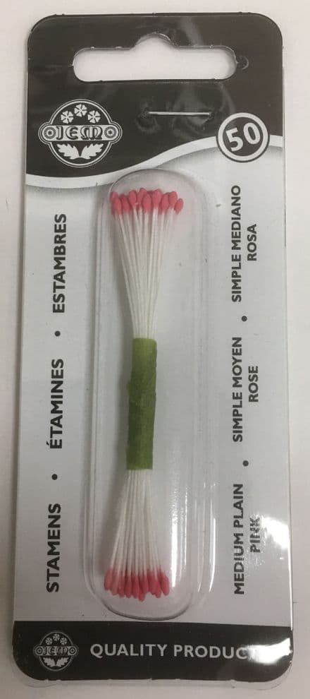 Stamens in Medium Plain Pink