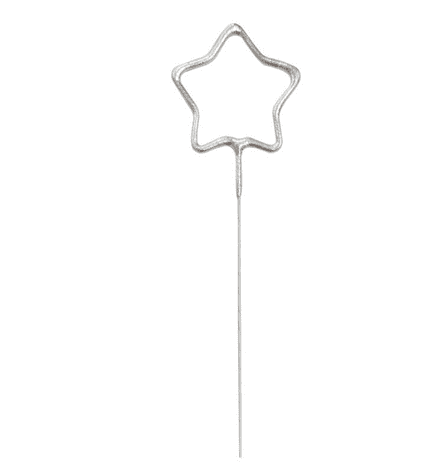 Star Shaped Cake Sparkler