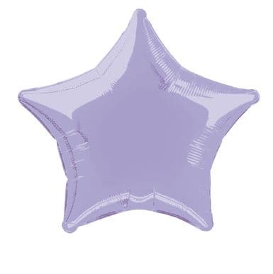 Star Shaped Lavender Foil Helium Balloon