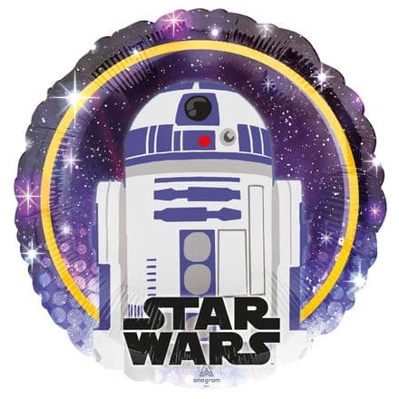 Star Wars R2D2 Foil Helium Balloon