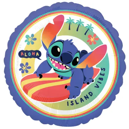 Stitch Aloha Foil Helium Balloon