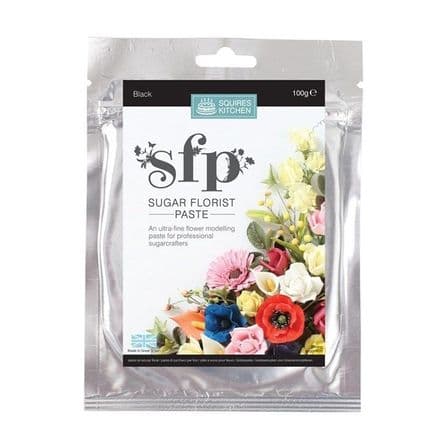 Sugar Florist Paste in Black