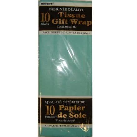 Teal Tissue Paper 10 Sheet Pack