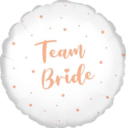 Team Bride Foil Helium Balloon