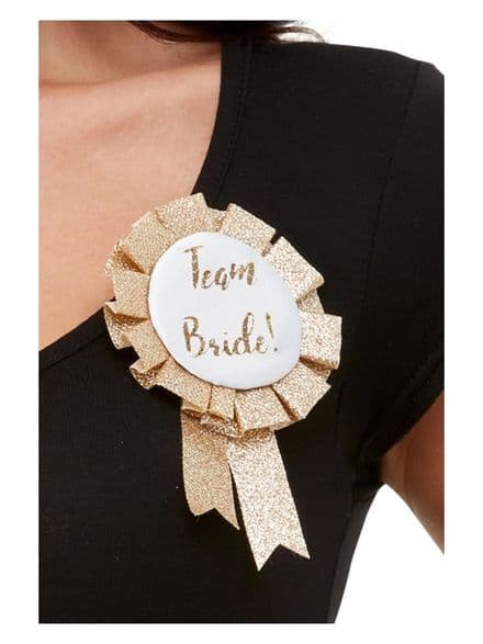 Team Bride! Rosette Badge