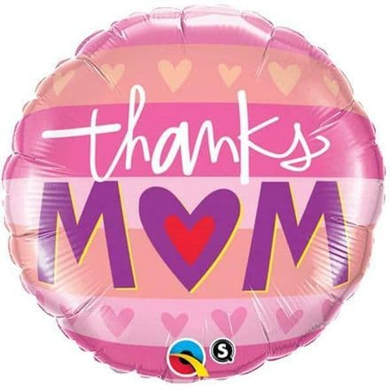 Thanks Mum Pink Foil Balloon