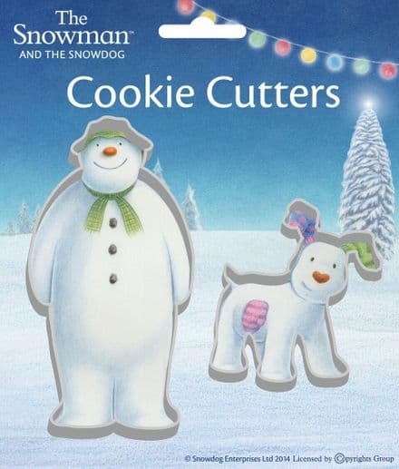 The Snowman and The Snowdog Cookie Cutters