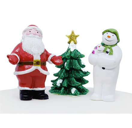 The Snowman & Snow Dog Trio Cake Topper Set