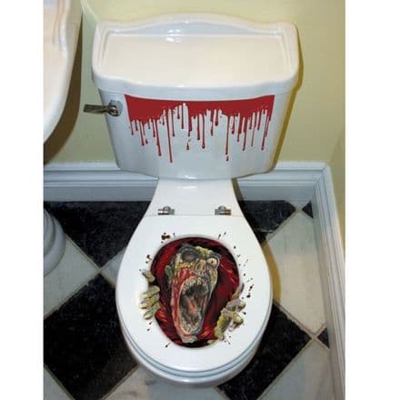 Toilet Seat Grabber Sticker Decoration