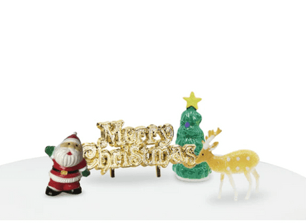 Traditional Christmas Cake Decorating Kit