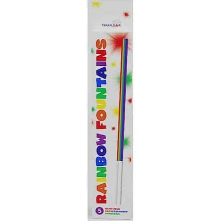Trafalgar Rainbow Party Sparklers 50cm