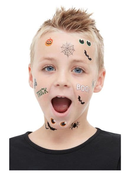 Trick or Treat Halloween Tattoo Transfers