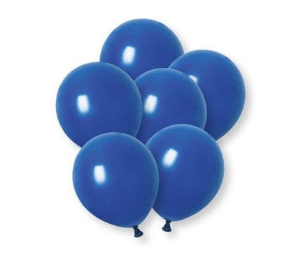 Unique 12" Latex Balloons - Blue 10pk