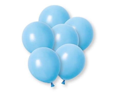 Unique 12" Latex Balloons - Light Blue 10pk