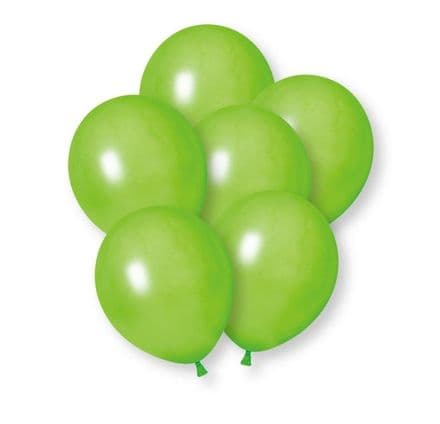Unique 12" Latex Balloons - Lime Green 10pk