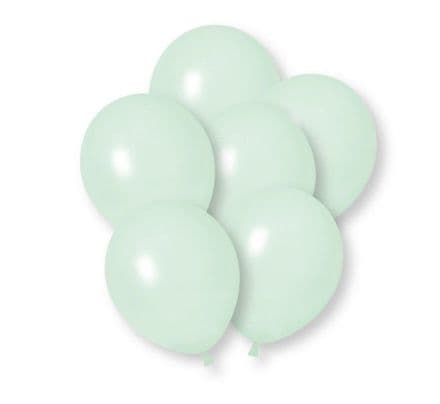 Unique 12" Latex Balloons - Macaron Green 10pk