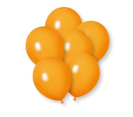 Unique 12" Latex Balloons - Orange 10pk