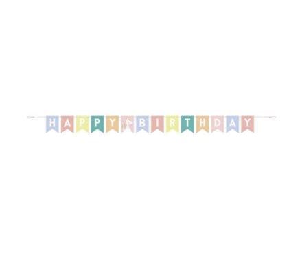 Unique Dainty Unicorn Party Banner