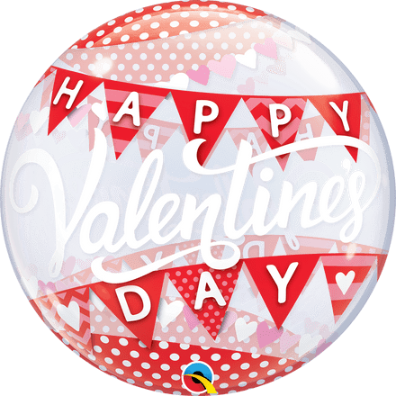 Valentine's Day Banners Bubble Balloon
