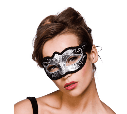 Verona Silver Silver Eyemask