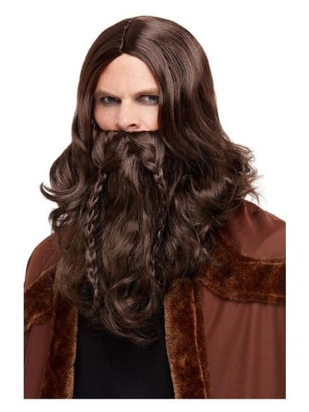 Viking Barbarian Wig & Beard Kit