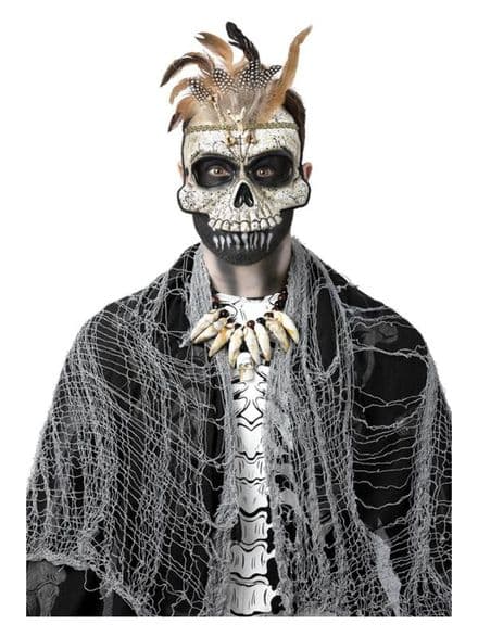 Voodoo Priest Skull Mask