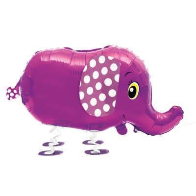 Walking Pet Elephant Helium Balloon