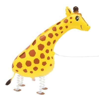 Walking Pet Giraffe Helium Balloon