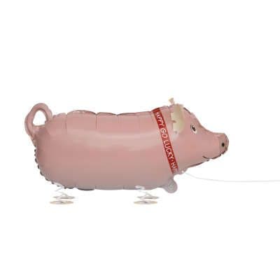 Walking Pet Pig Helium Balloon