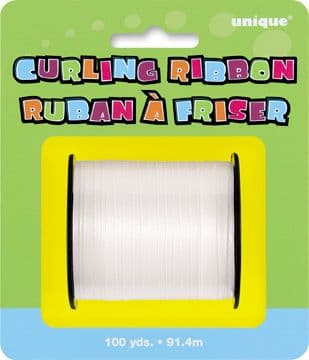 White Curling Ribbon