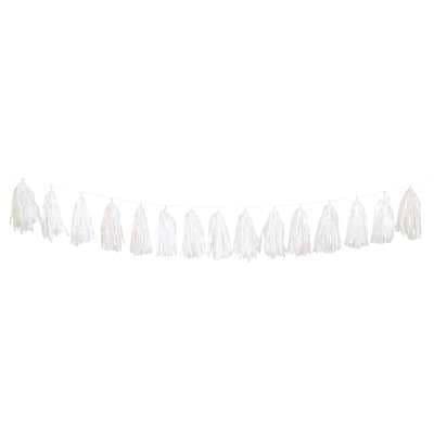 White Tassel Garland Decoration