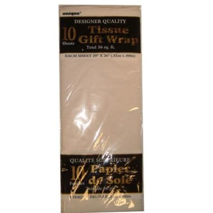 White Tissue Paper 10 Sheet Pack