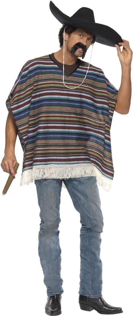 Wild West Authentic Looking Poncho