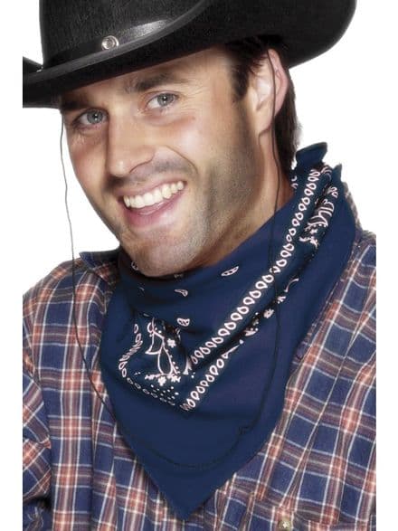 Wild West Bandana In Blue