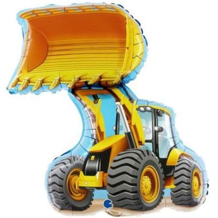 Yellow Digger Foil Balloon