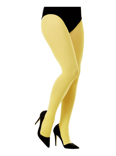 Yellow Opaque Tights