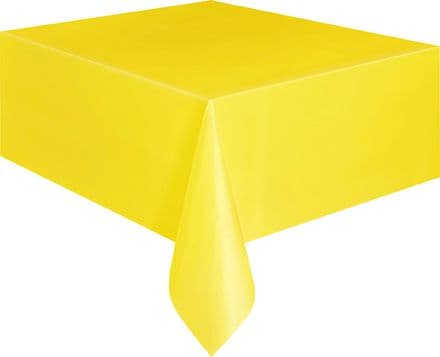 Yellow Rectangular Tablecover 54" x 108"/ 137cm x 274cm