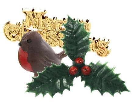 Yule Log Decorating Kit Cake Topper