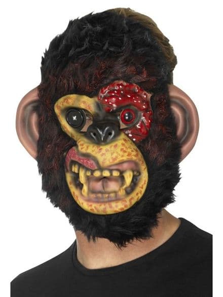 Zombie Chimp Face Mask
