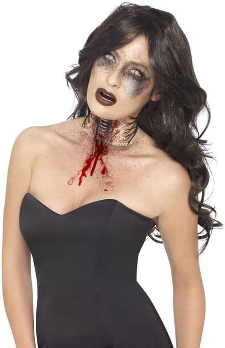Zombie Exposed Throat Wound