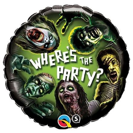 Zombie Party Foil Helium Balloon