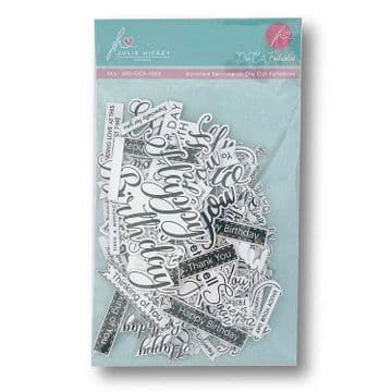 Assorted Sentiments #1 Laser Cut Foilables