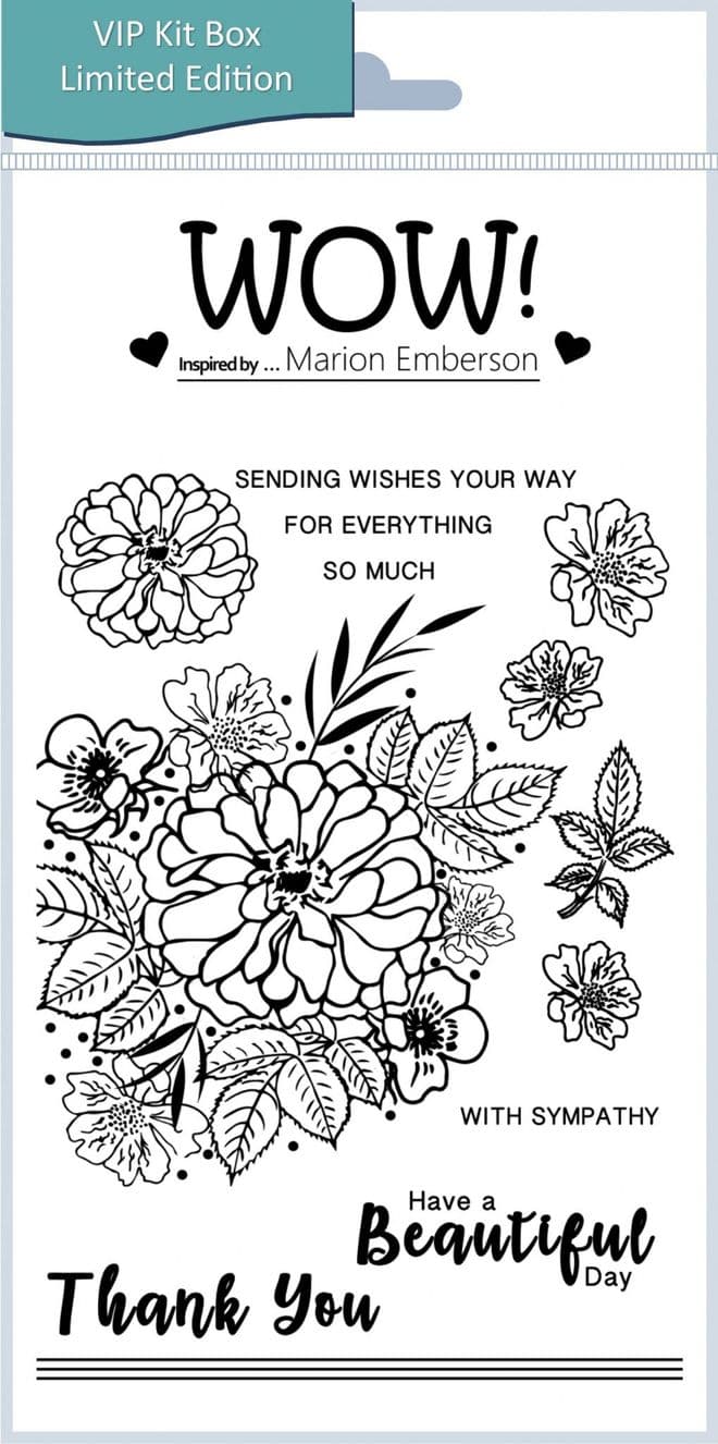 Beautiful (by Marion Emberson) - Clear Stamp Set (A6)