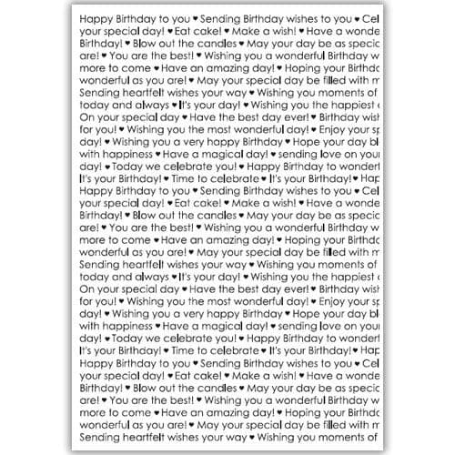 Birthday Background A6